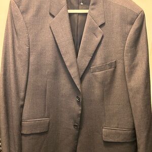 Sports jacket, Kasper gray 100% virgin Wool 44 short
